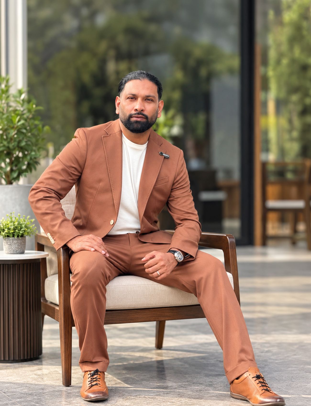 Portrait of Muneer Shaikh